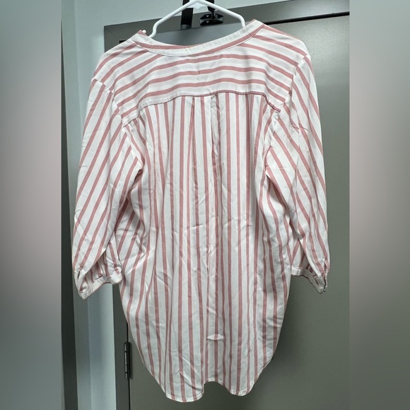Vero Moda Pink/White striped tunic (Size xl) - Picture 2 of 6